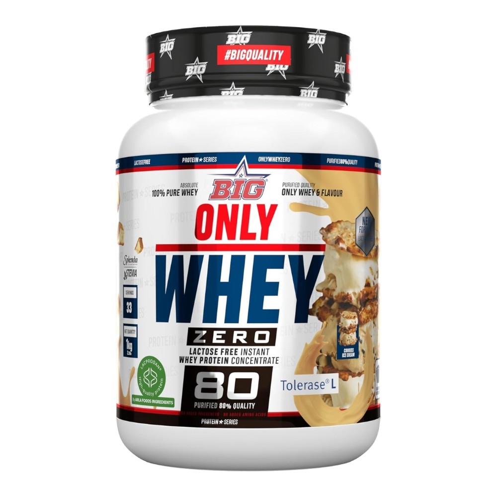 BIG ONLY WHEY TOLERASE 1KG COOKIES ICE CREAM