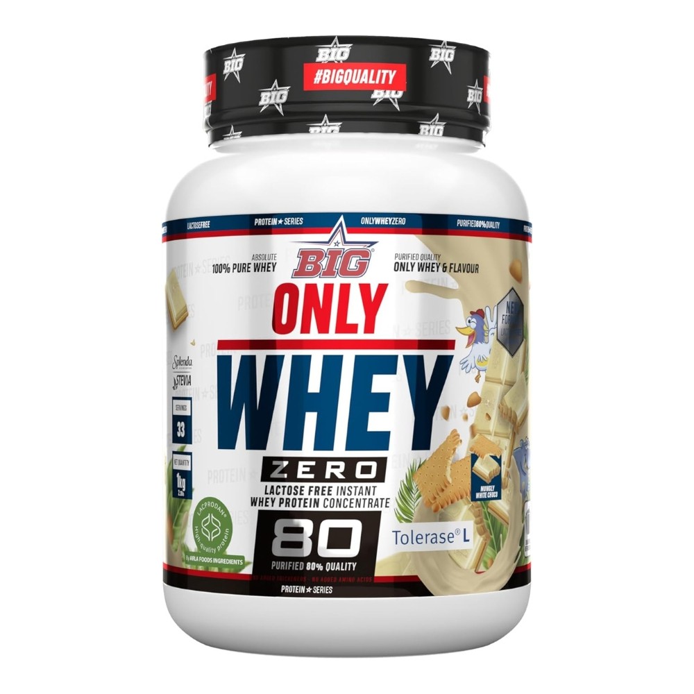 BIG ONLY WHEY TOLERASE 1KG MOWGLY CHOCO BLANCO