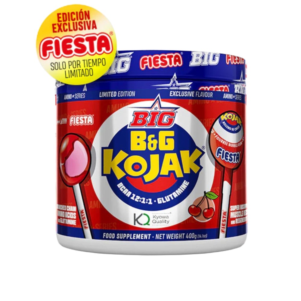 BIG B&G®-BCAAS CON GLUTAMINA 12:1:1 400G KOJAK
