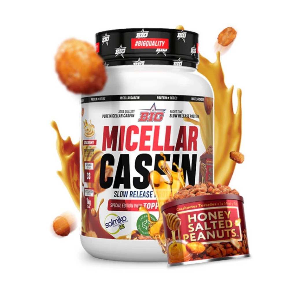 BIG MICELLAR CASEIN 1KG BITS HONEY SALTED PEANUT