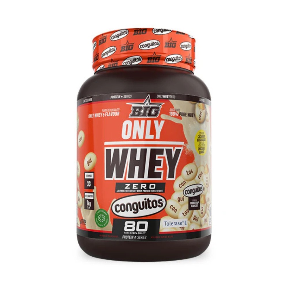BIG ONLY WHEY TOLERASE 1KG CONGUITOS® WHITE