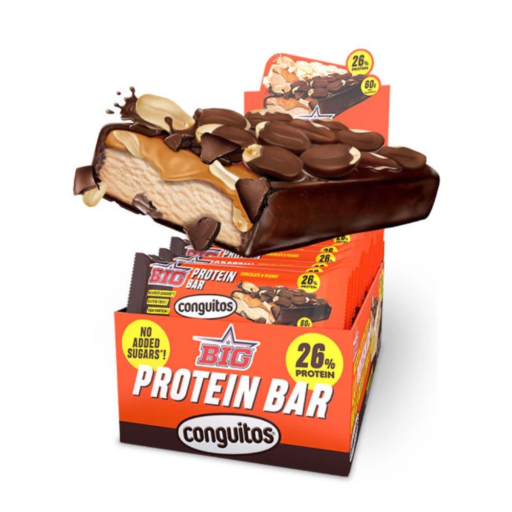 BIG BARRITAS PROTEIN 15X60G CONGUITO DARK