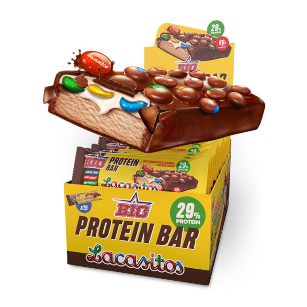 BIG BARRITAS PROTEIN 15X60G LACASITOS