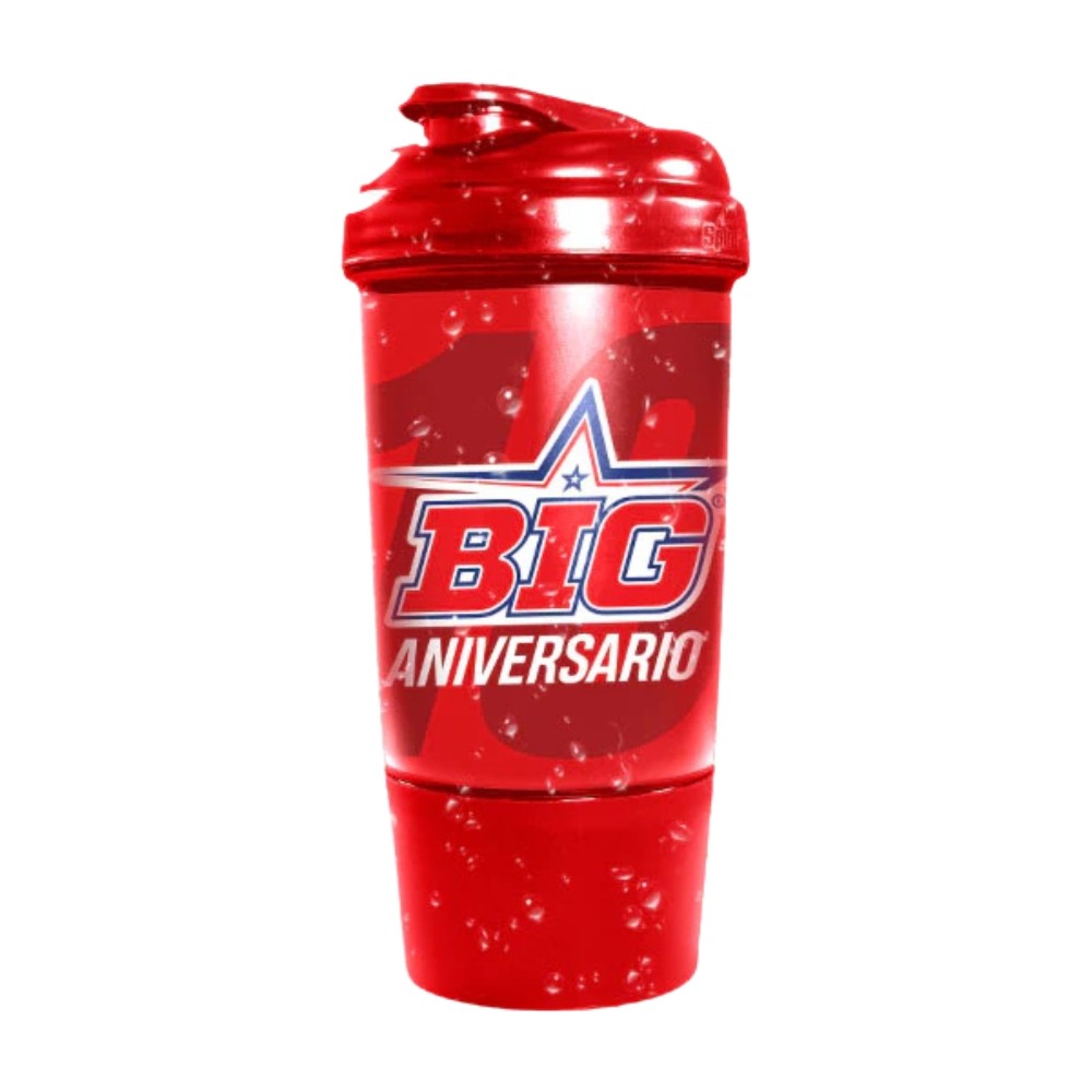 BIG SHAKER 500ML ROJO ANIVERSARIO