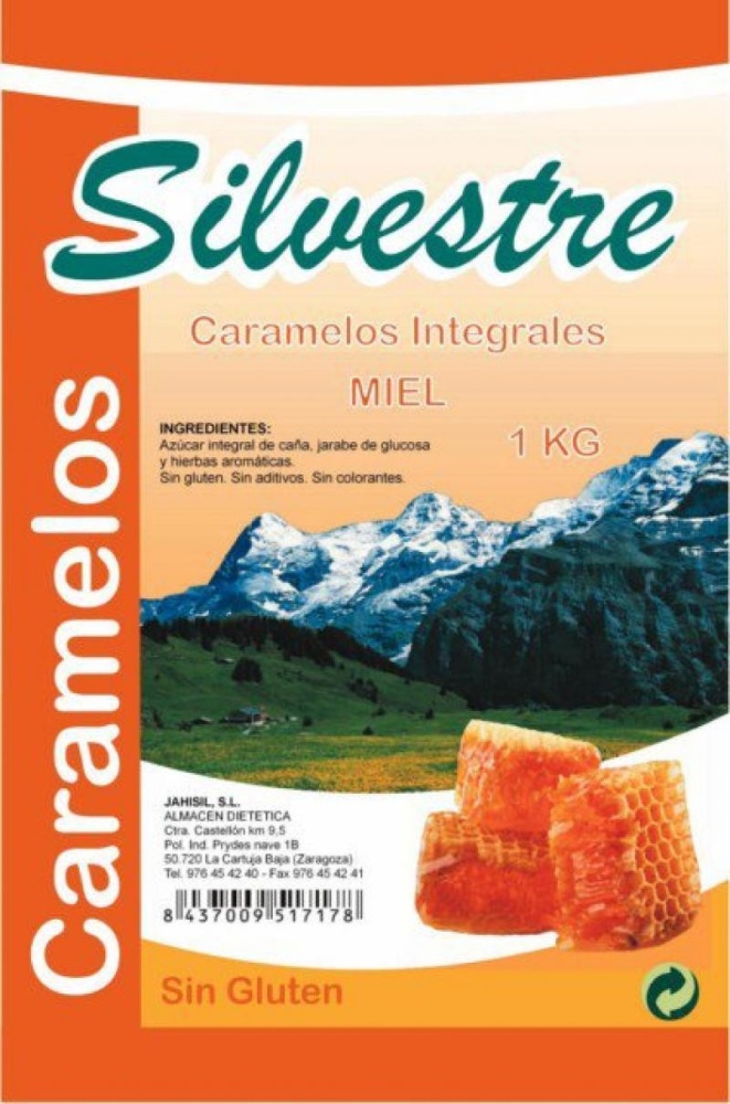 SILVESTRE GRANEL CARAMELOS MIEL CON AZ.1KG