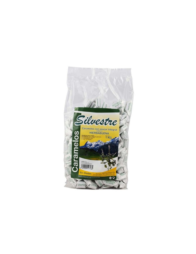 SILVESTRE GRANEL CARAMELOS HIERBABUENA CON AZ.1KG