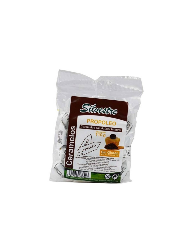 SILVESTRE CARAMELOS PROPOLEO Y MIEL CON AZ.110GR