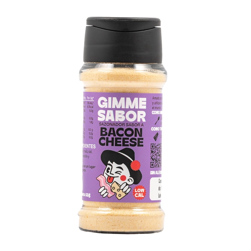 GIMME SABOR SAZONADOR 55G BACON CHEESE