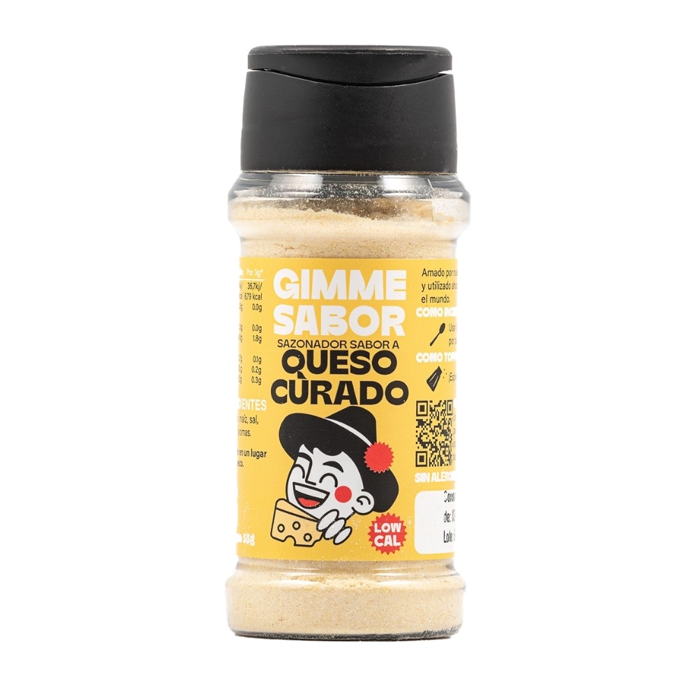 GIMME SABOR SAZONADOR 55G QUESO CURADO