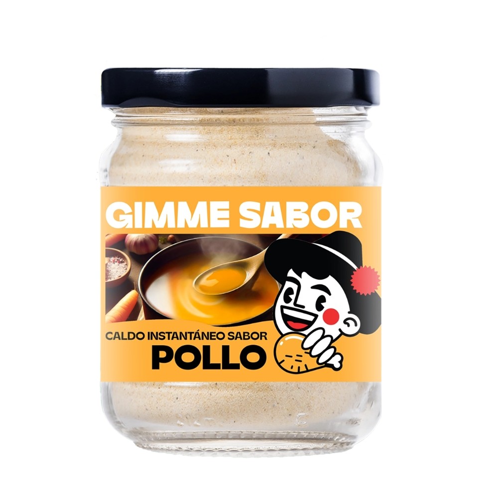 GIMME SABOR CALDO VEGANO 125G POLLO