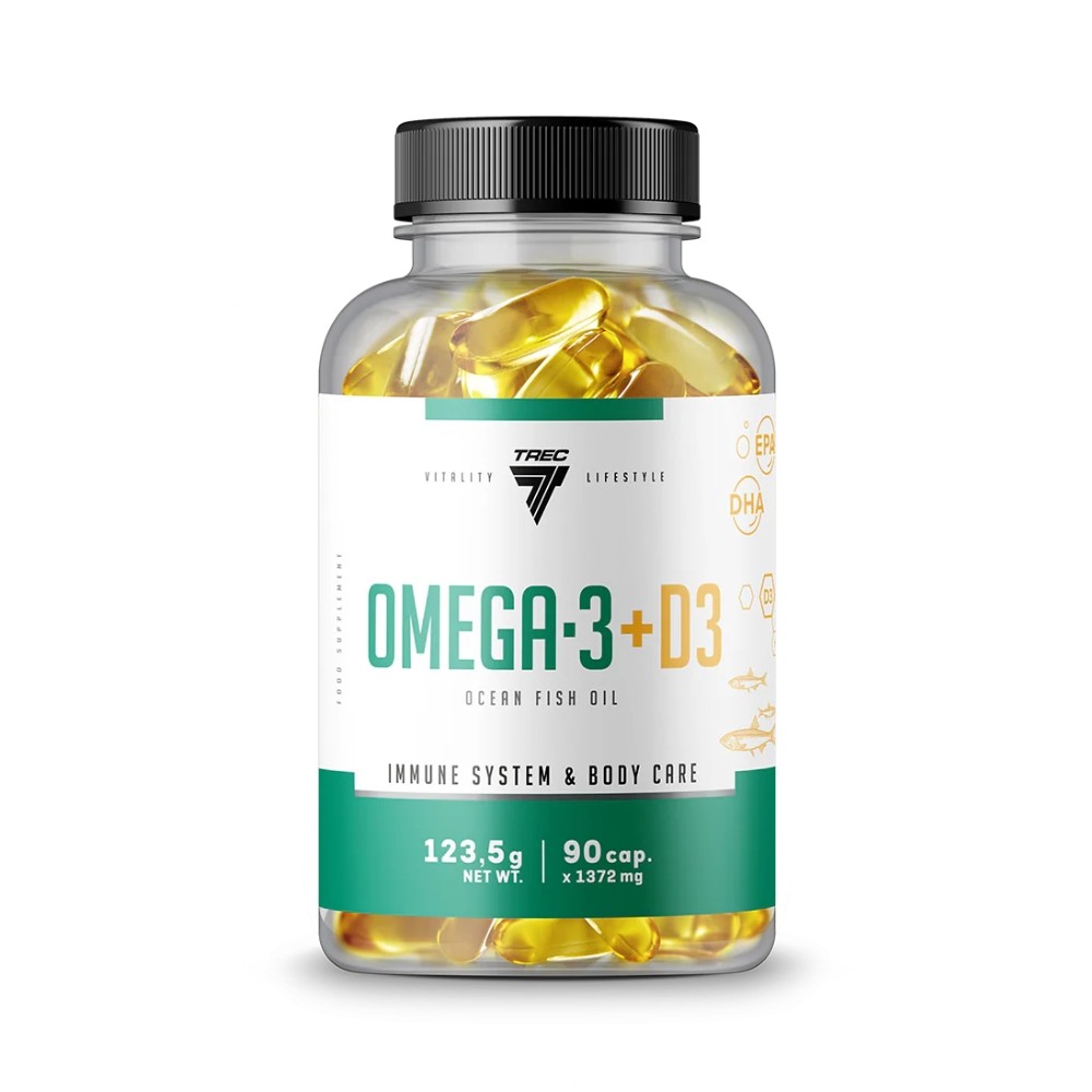 TREC OMEGA 3 + D3 90CAP