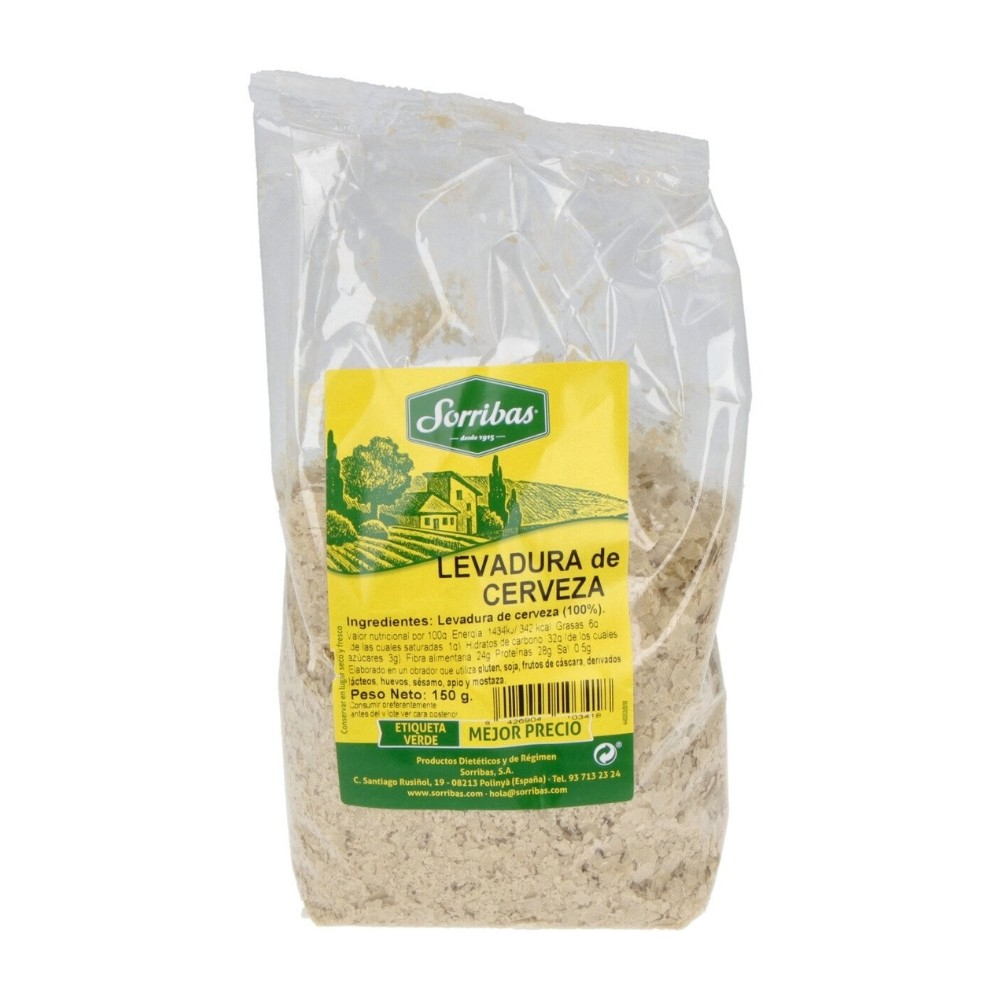 SORRIBAS LEVADURA CERVEZA BOLSA 150GR. (S.VERDE)