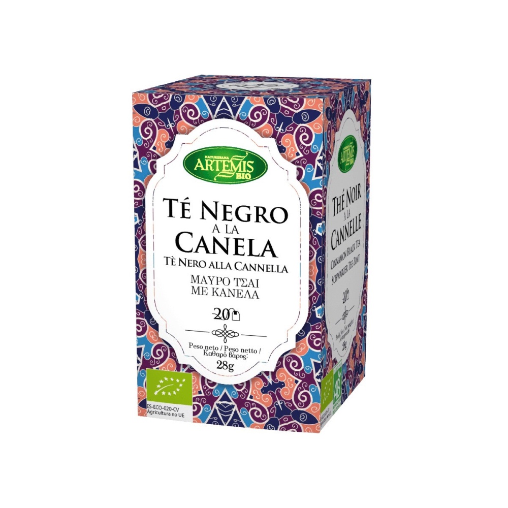 ARTEMIS INFUSION TE NEGRO CANELA BIO. 20FIL