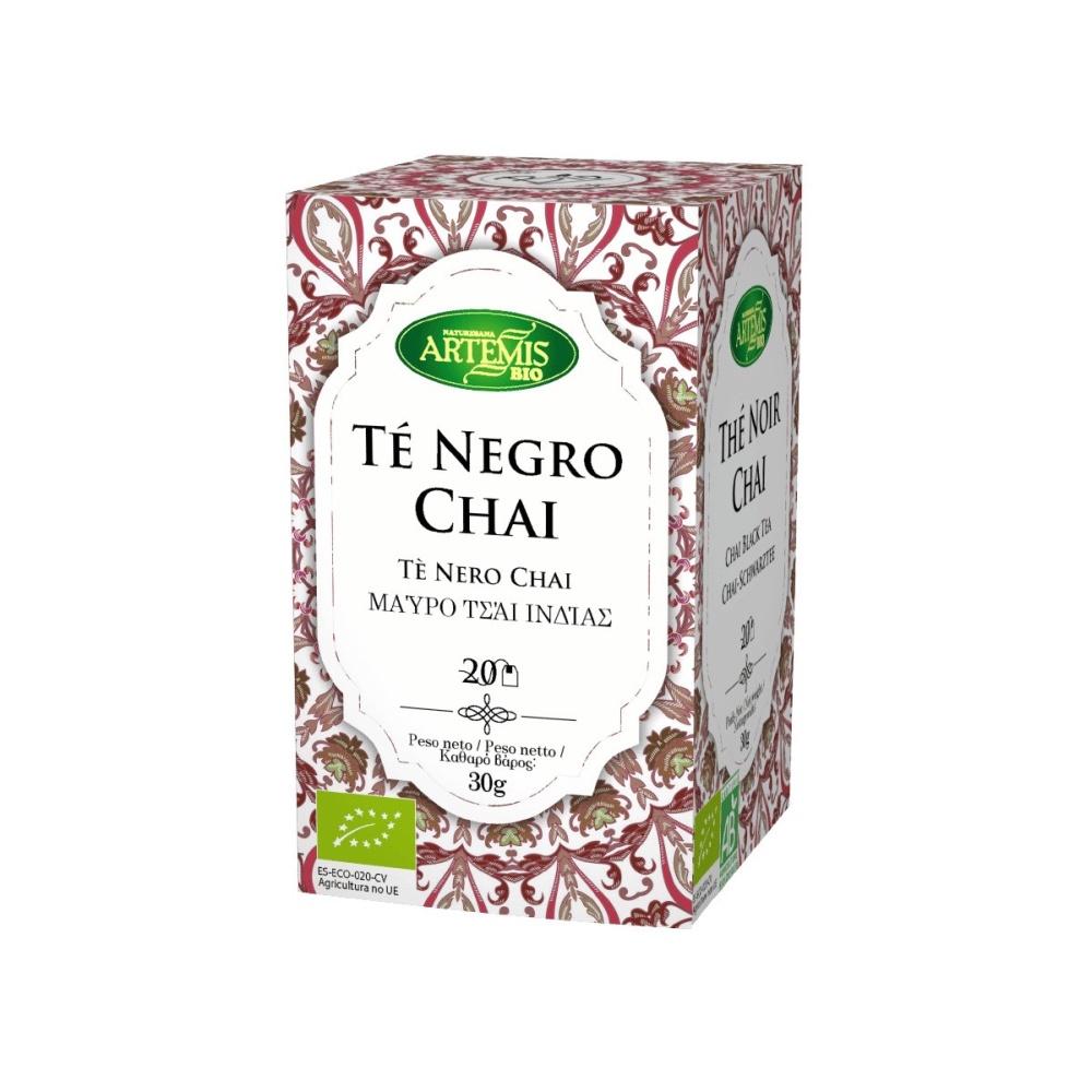 ARTEMIS INFUSION TE NEGRO CHAI BIO. 20FIL