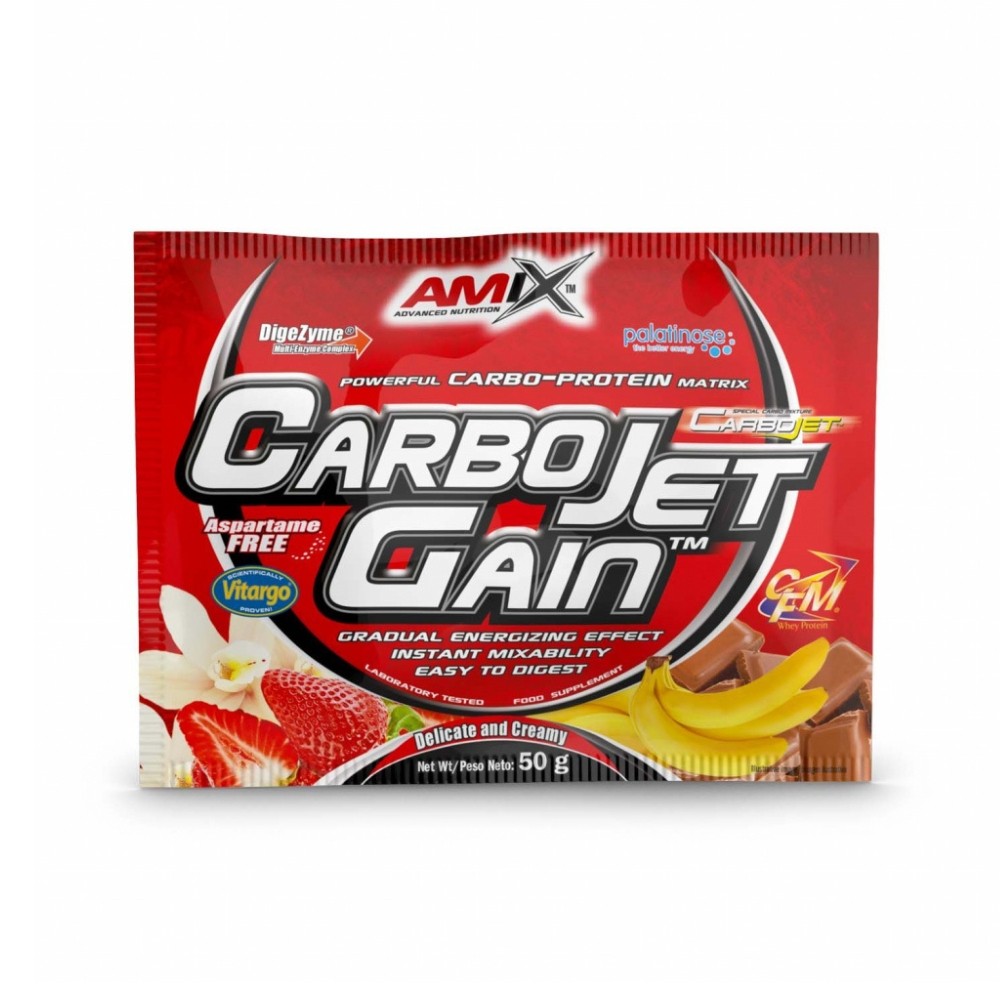 AMIX UNIDOSIS CARBOJET GAIN 50GR. CHOCOLATE