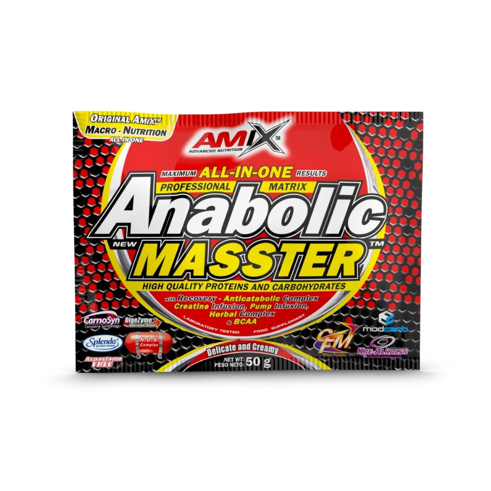 AMIX UNIDOSIS ANABOLIC MASSTER CHOCOLATE 50GR.