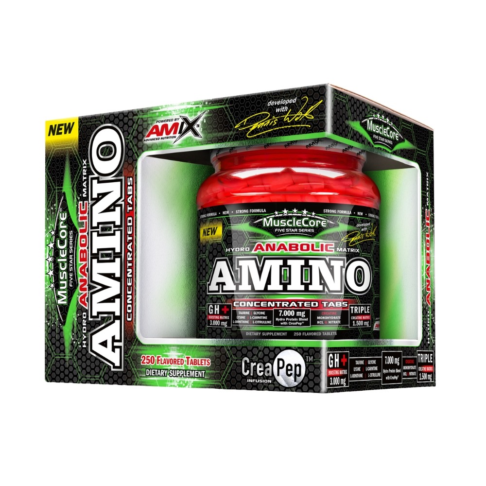 AMIX MUSCLECORE ANABOLIC AMINO WITH CREAPEP 250TAB