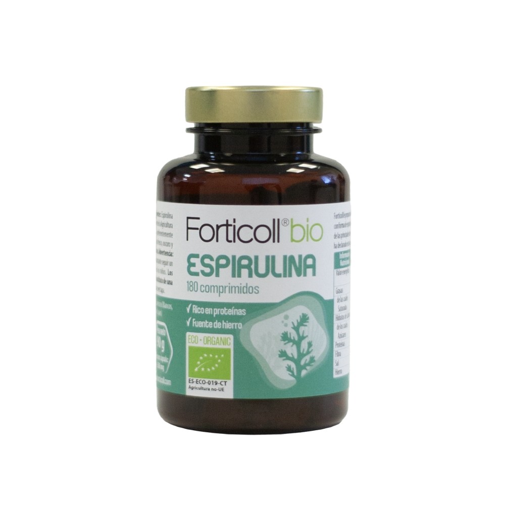 FORTICOLL ESPIRULINA 180COMP.