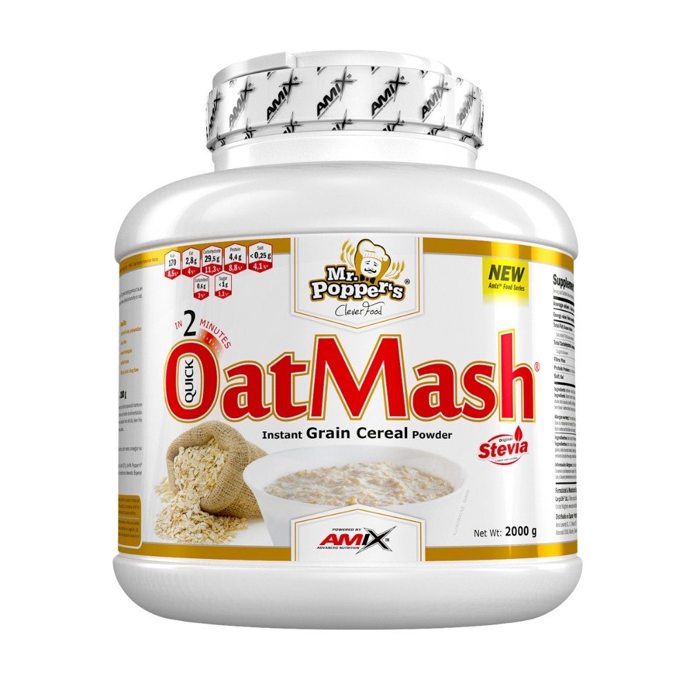 AMIX MR.POPPER AVENA 2KG DOBLE CHOCO