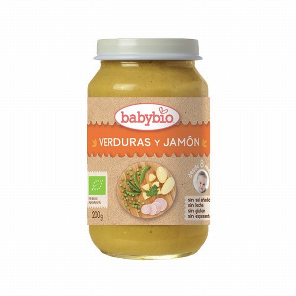 BABYBIO POTITO MENU TRADICION JAMON 200GR.