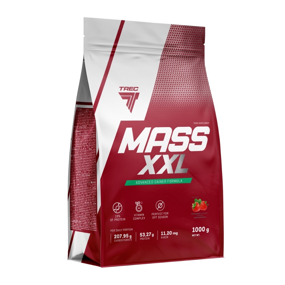 TREC MASS XXL GAINER 1KG FRESA