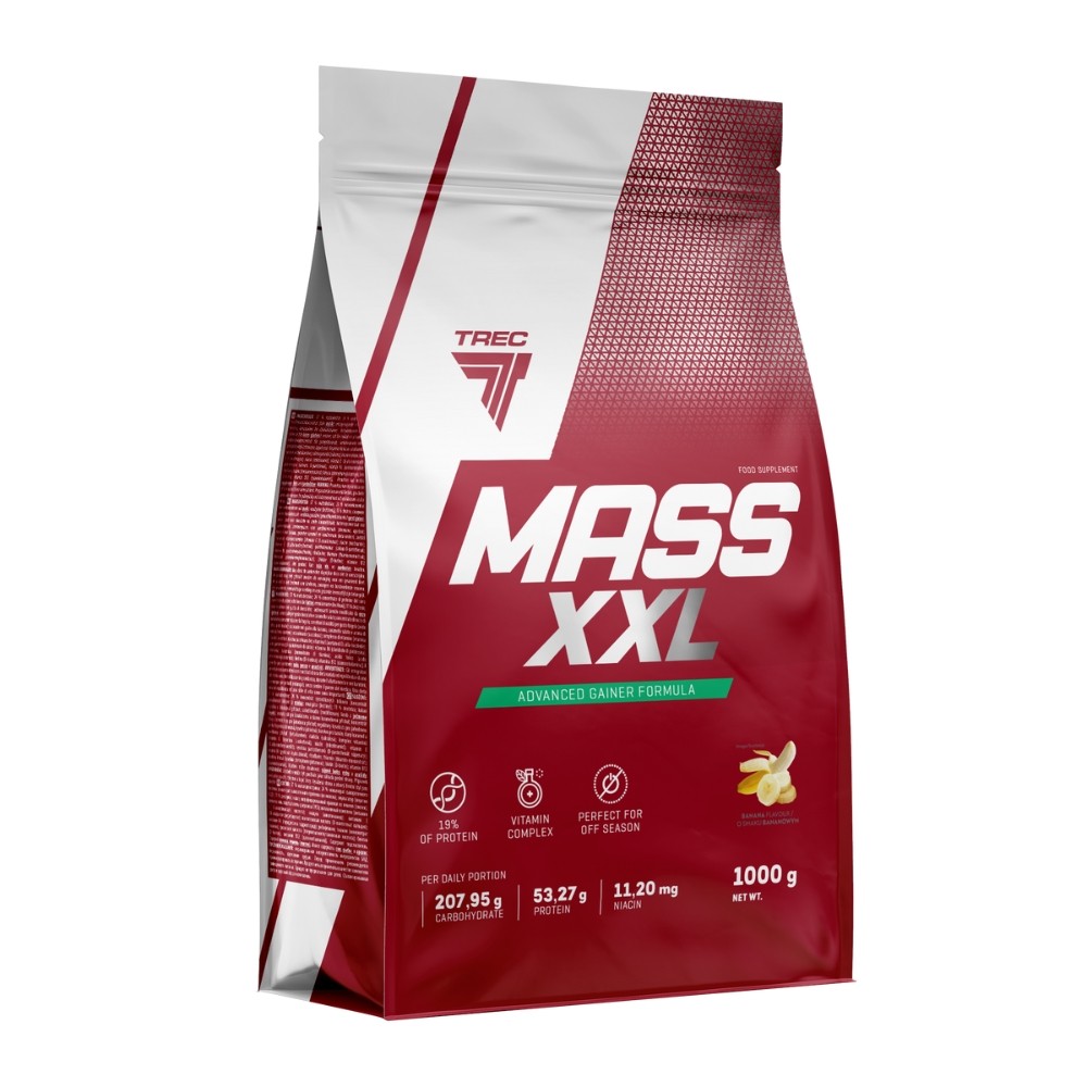 TREC MASS XXL GAINER 1KG PLATANO