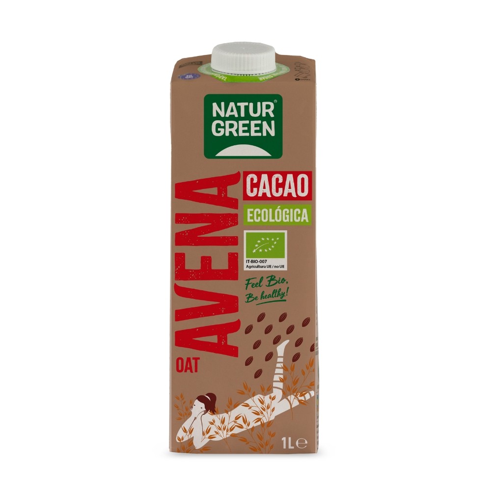 NATURGREEN BEBIDA AVENA 1L CACAO BIO