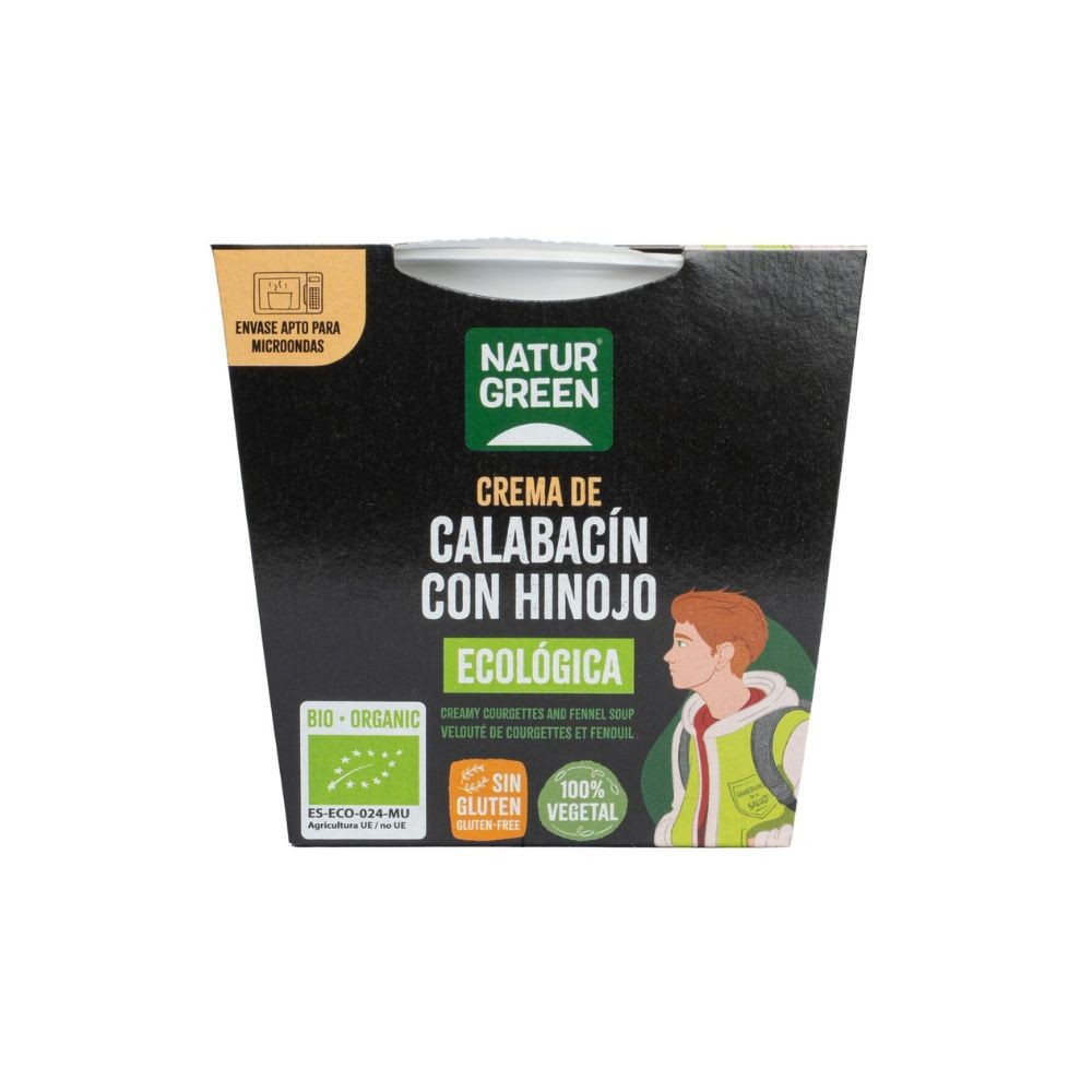 NATURGREEN CREMA CALABACIN AL HINOJO 310GR.