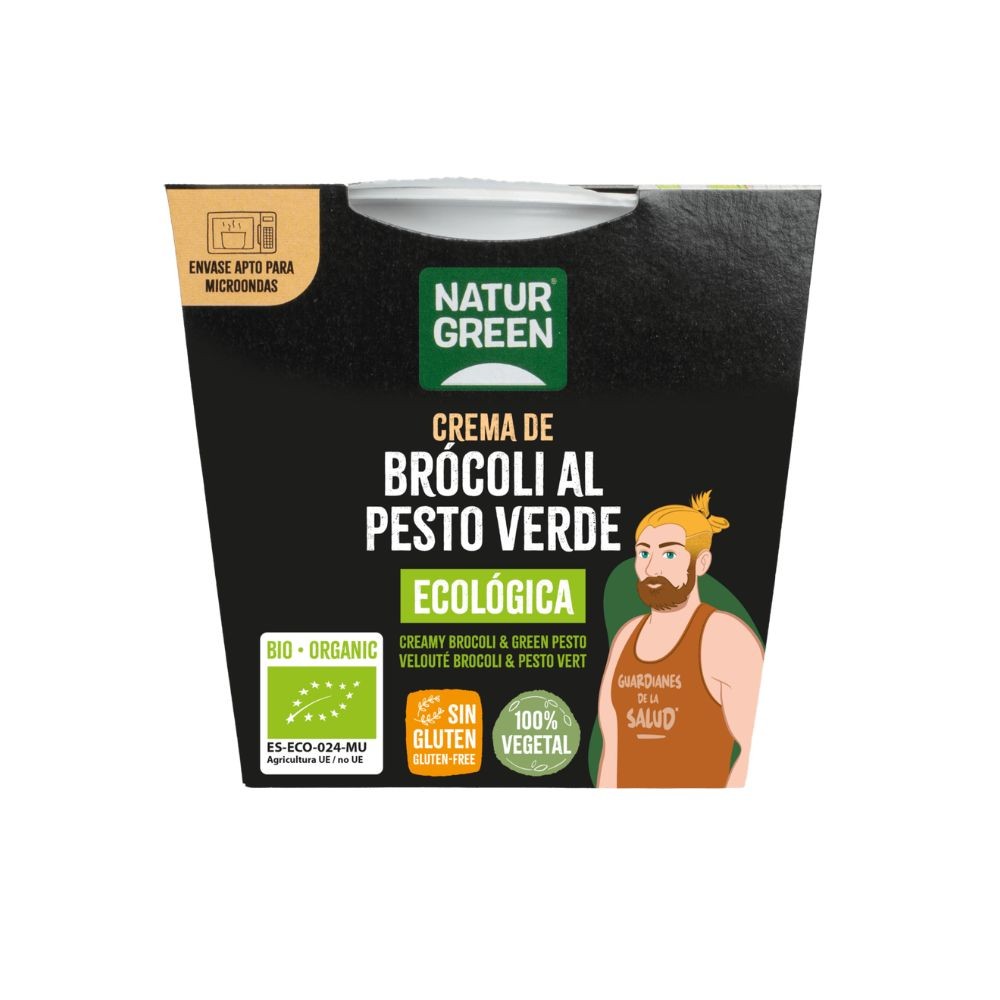 NATURGREEN CREMA BROCOLI AL PESTO VERDE 310GR