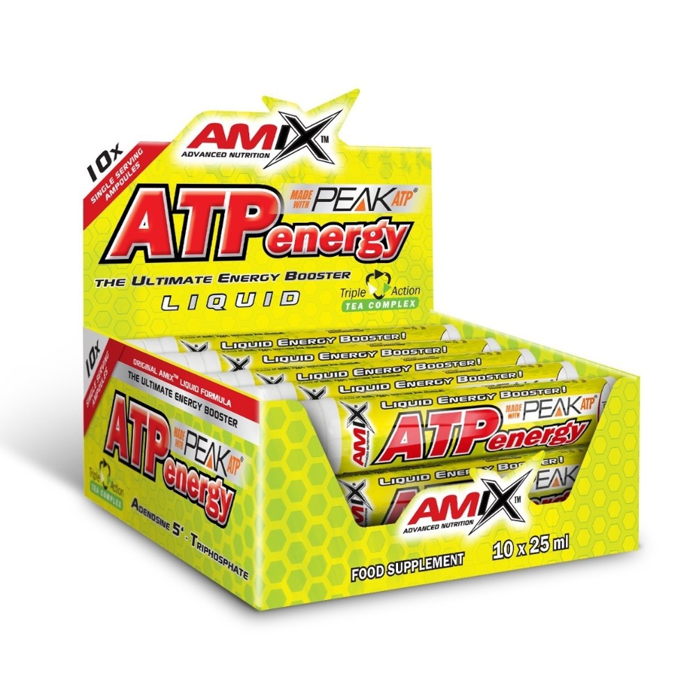 AMIX ATP ENERGY LIQUID 10*25ML.NARANJA