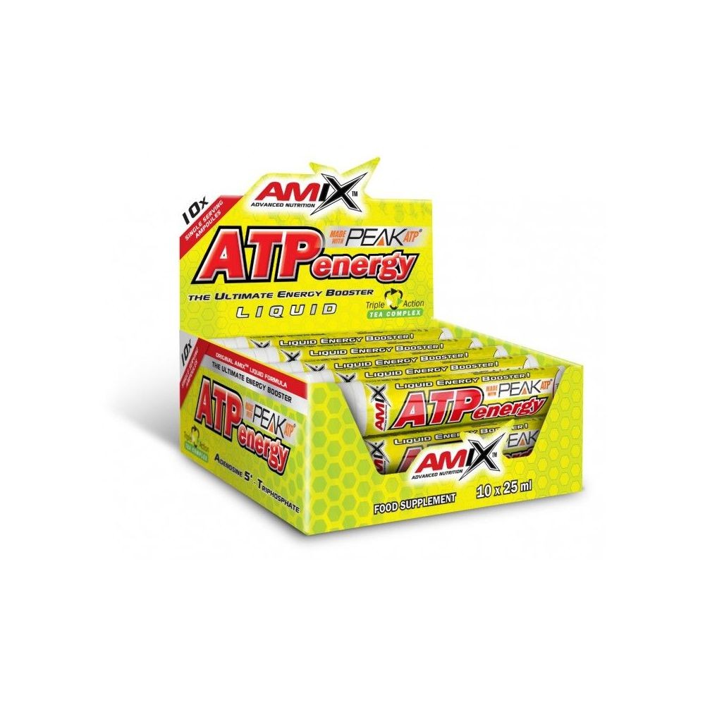 AMIX ATP ENERGY LIQUID 10*25ML.NARANJA