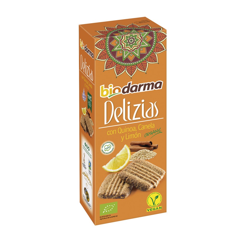BIODARMA DELIZIAS QUINOA CANELA LIMON 125GR