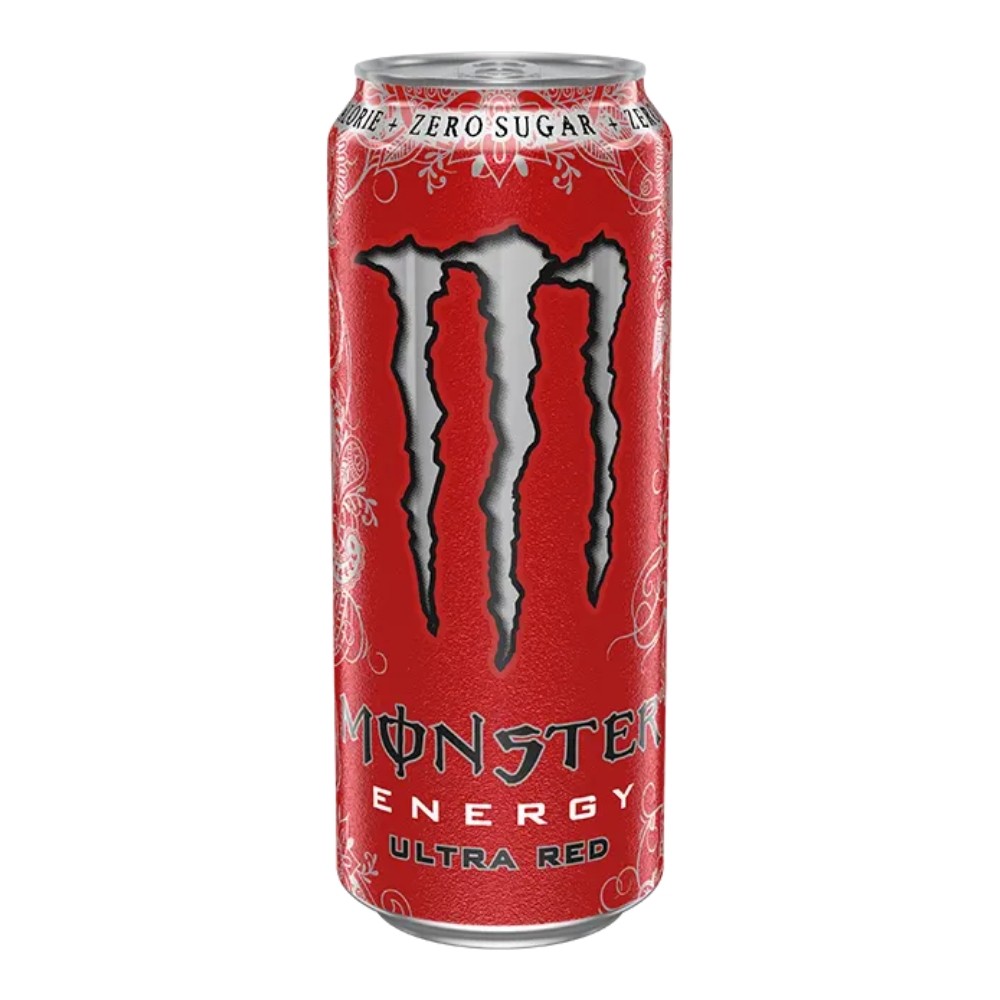MONSTER ENERGY 500ML ULTRA RED