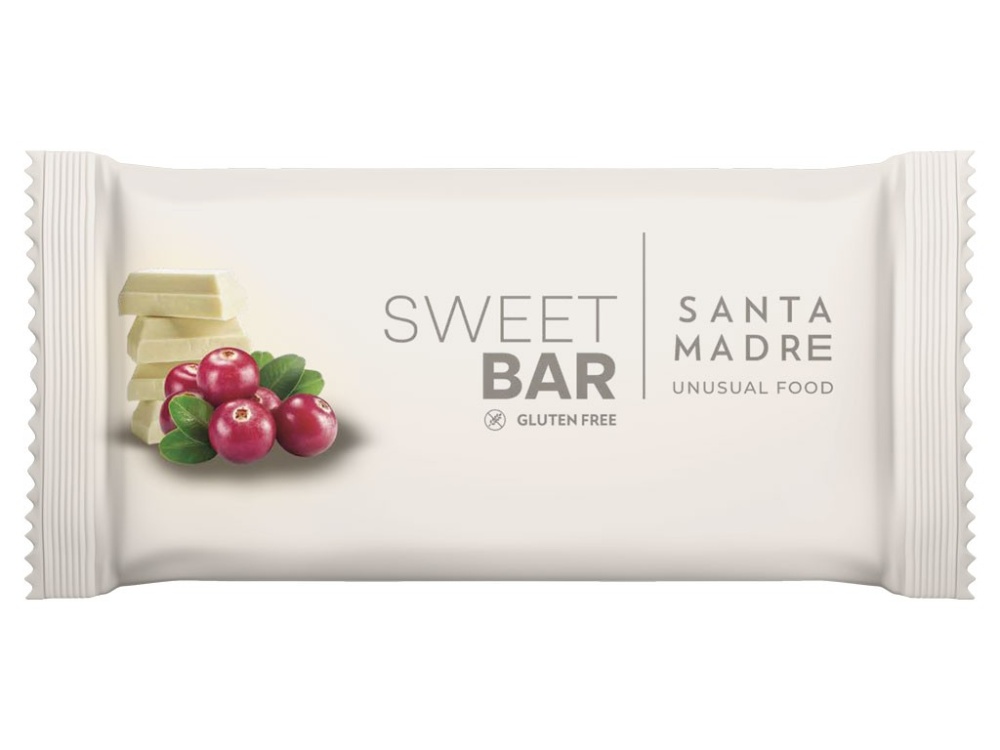 SANTA MADRE BARRITA SWEET BAR 30*60G WHITE CHO.RED