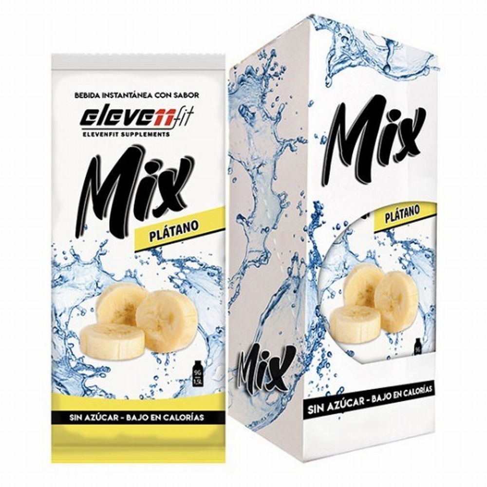 ELEVEN FIT SABORIZANTE MIX S/AZ 24UD PLATANO