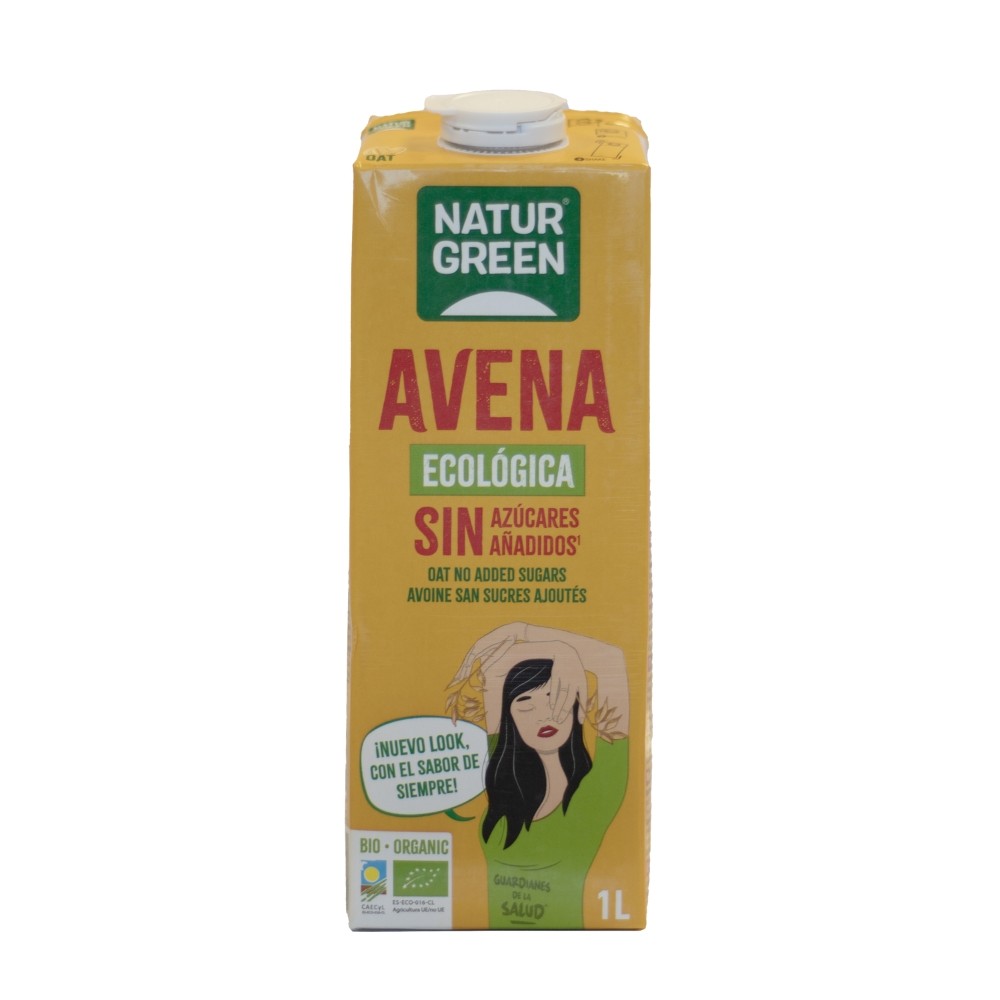NATURGREEN BEBIDA AVENA 1L BIO