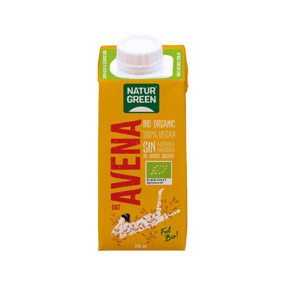 NATURGREEN BEBIDA AVENA 200ML BIO MINI