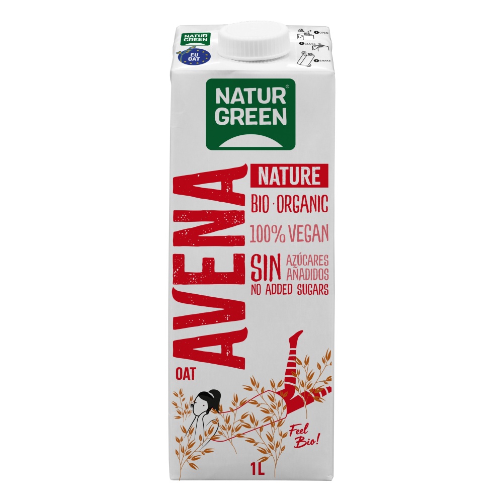 NATURGREEN BEBIDA AVENA 1L NATURE BIO