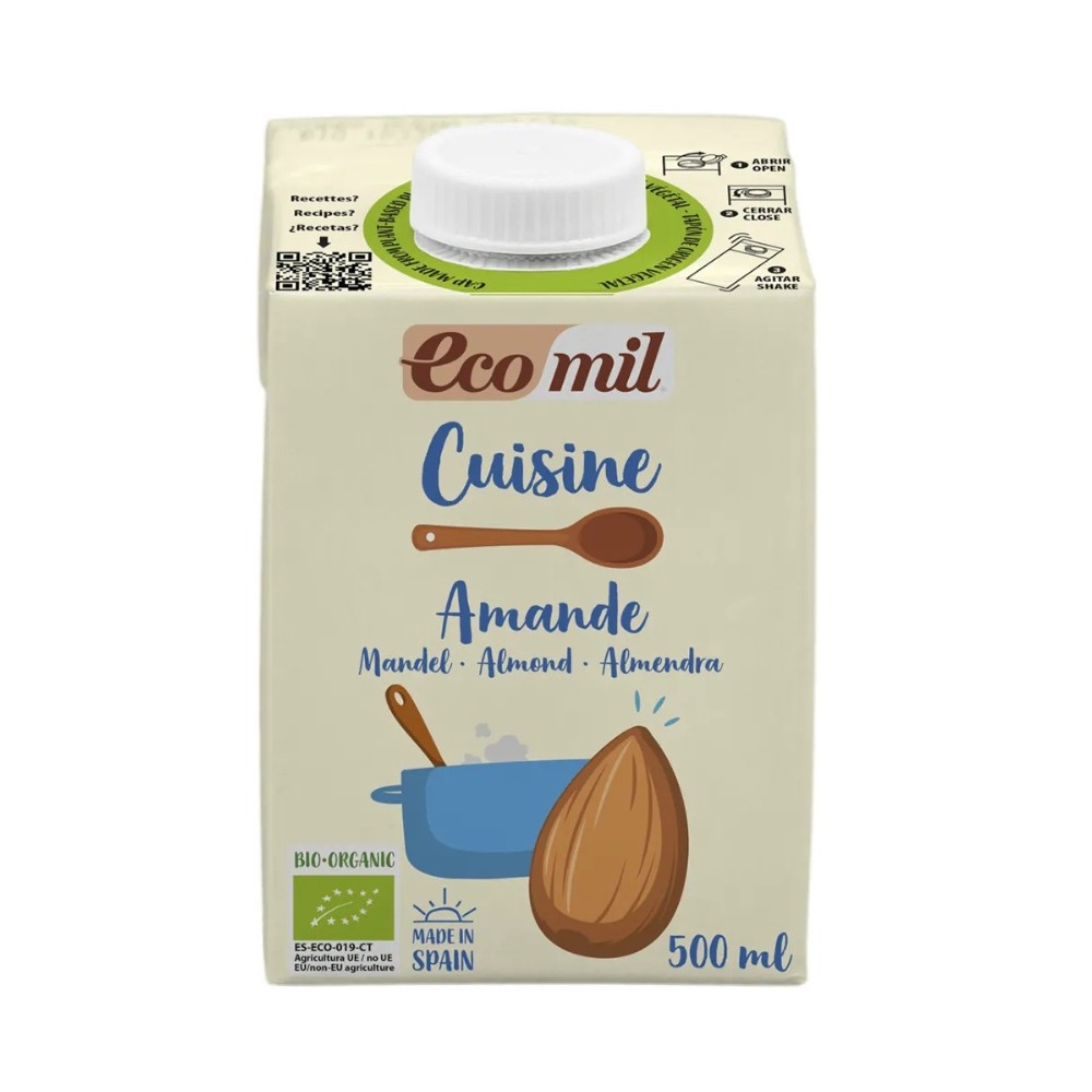 ECOMIL CUISINE ALMENDRA BRICK 500ML.
