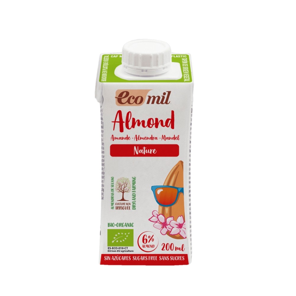 ECOMIL ALMENDRA NATURE MINI 200ML.