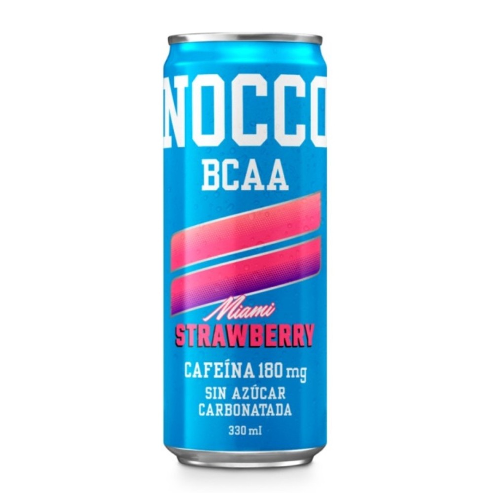 NOCCO BEBIDA ENERGETICA BCAA 330ML MIAMI FRESA