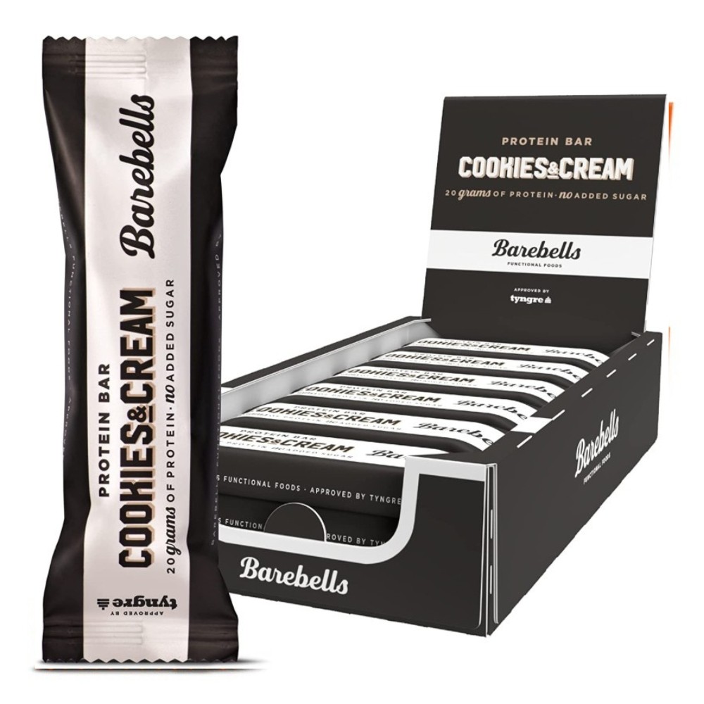 BAREBELLS BARRITA 12*55GR COOKIES & CREAM