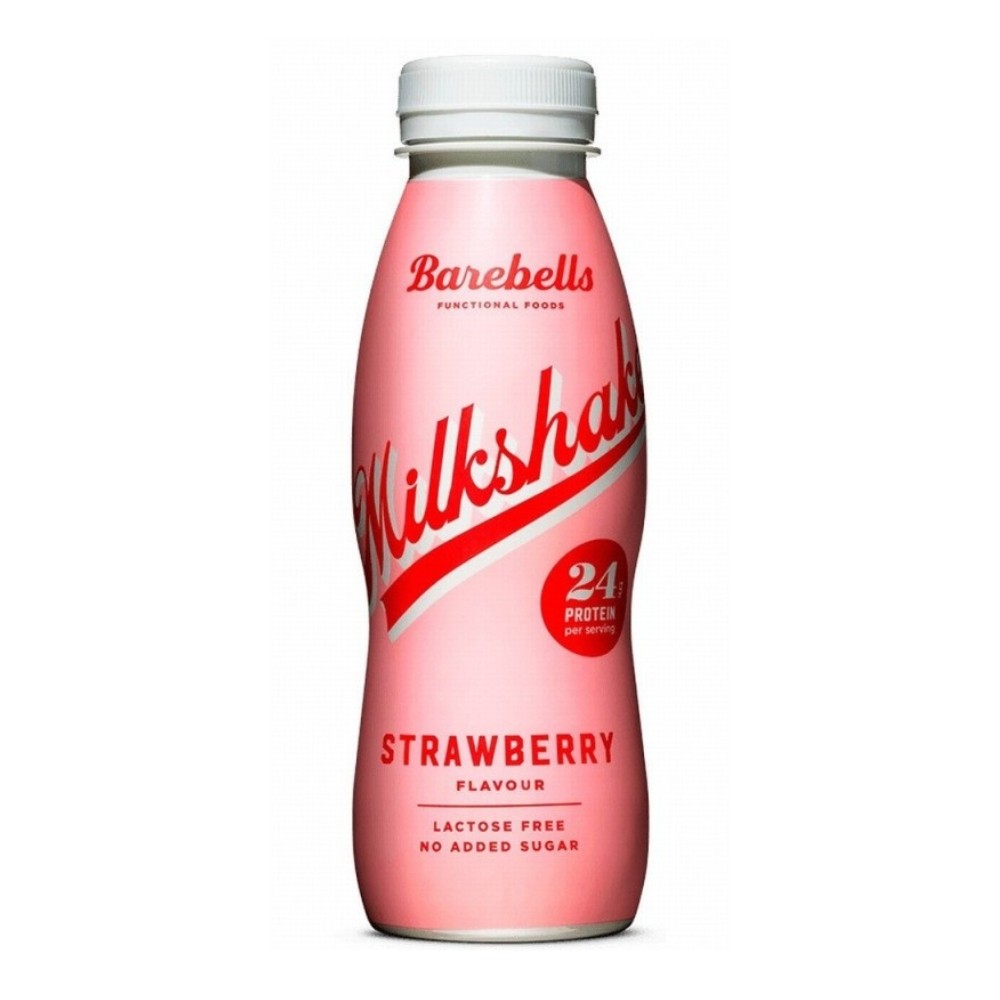 BAREBELLS BEBIDA MILKSHAKE PROTEIN 330ML FRESA