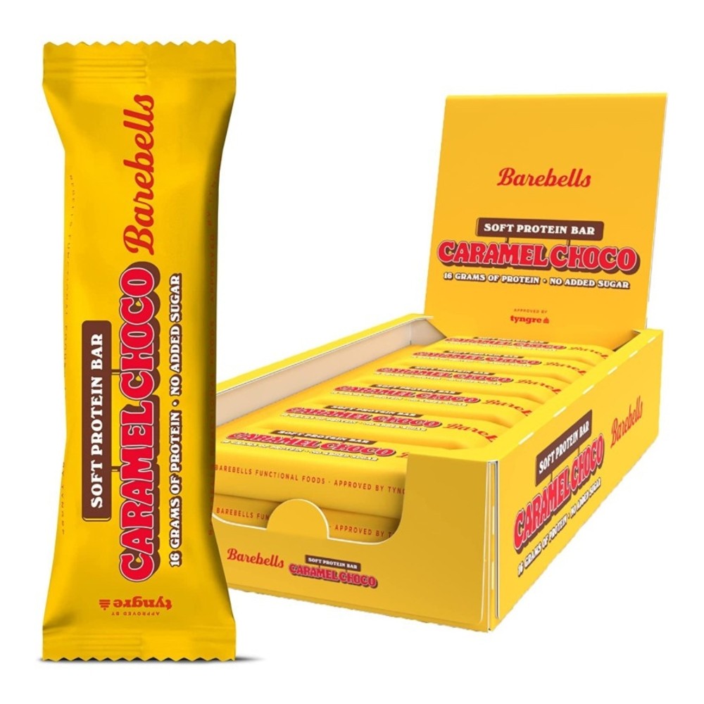 BAREBELLS BARRITA SOFT 12*55GR CARAMEL CHOCO