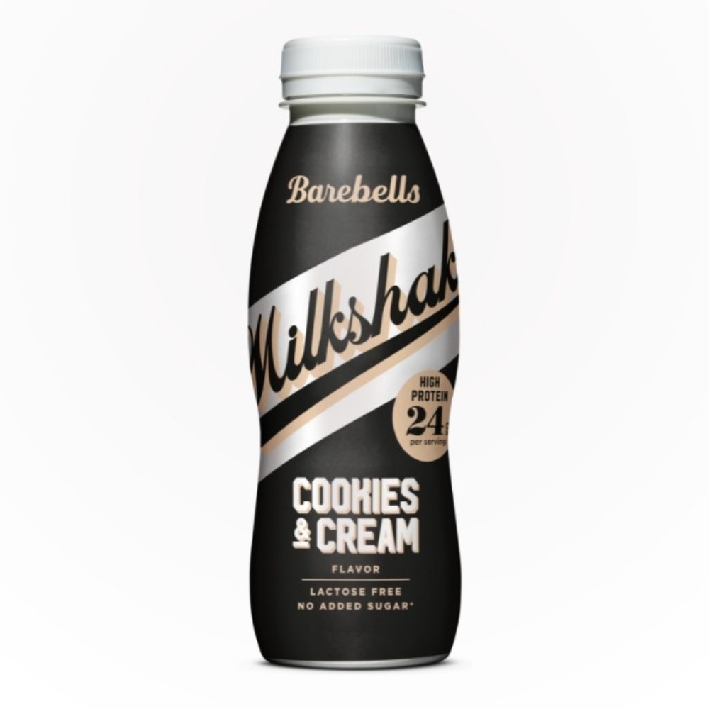 BAREBELLS BEBIDA MILKSHAKE PROTEIN 330ML COOKIES