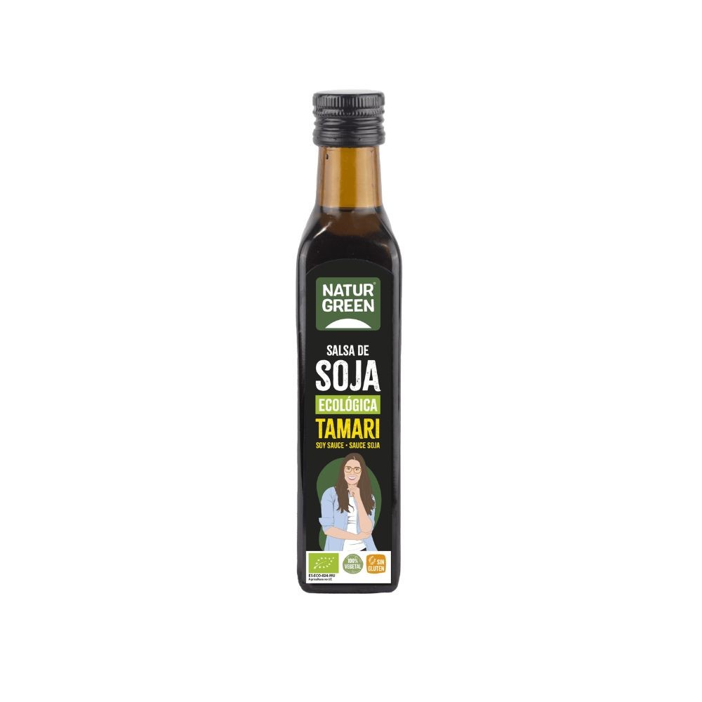 NATURGREEN SALSA TAMARI BIO. 250ML.