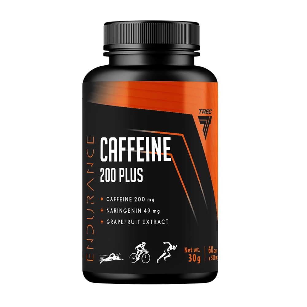 TREC ENDURANCE CAFFEINE 200 PLUS 200MG 60CAP