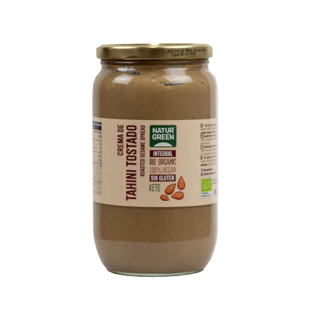 NATURGREEN TAHIN SESAMO TOSTADO TARRO 750GR.