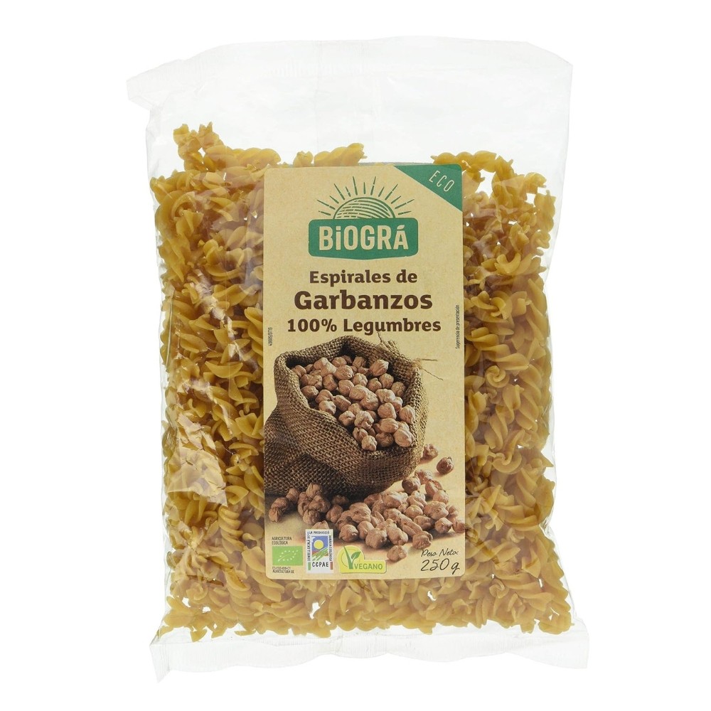 BIOGRA ESPIRAL LEGUMBRE GARBANZO BIO 250GR.