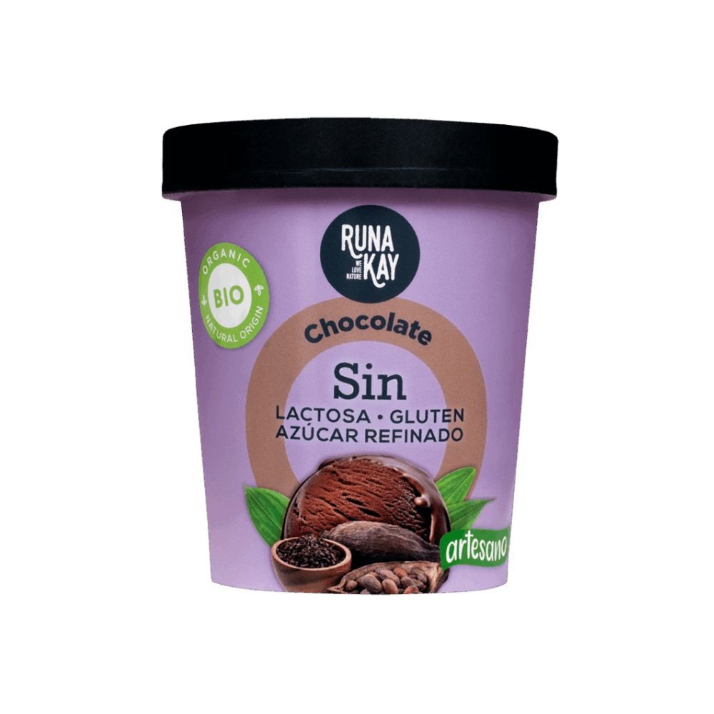 RUNA KAY HELADO 460ML CHOCOLATE PURO S/LACT.ECO